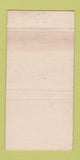 Matchbook Cover - Club Social Des Syndicalistes QC WEAR 30 Strike