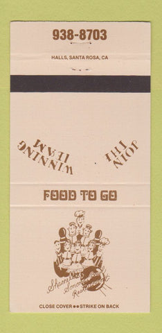 Matchbook Cover - Sharrell's Sonoma Bowling CA 30 Strike