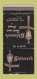 Matchbook Cover - Skinner's Restaurant San Bernardino CA 30 Strike