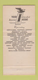 Matchbook Cover - Insurance Peter Bowen Hjorth Charlottesville VA 30 Strike