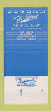 Matchbook Cover - Central Tool Supply Battle Creek MI Putnam Tools 30 Strike