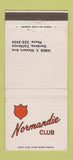 Matchbook Cover - Normandie Club Gardena CA 30 Strike