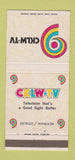 Matchbook Cover - CKLW TV Detroit MI 30 Strike
