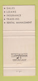 Matchbook Cover - Vorhof Duenke Real Estate St Louis MO WEAR 30 Strike