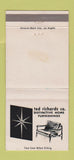 Matchbook Cover - Ted Richards Furniture Los Angeles? WEAR 30 Strike