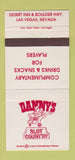 Matchbook Cover - Danny's Slot Country Casino Las Vegas NV 30 Strike