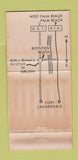 Matchbook Cover Arthur Brown's Scotch n Sirloin Boynton Beach FL WEAR 30 Strike