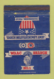Matchbook Cover - WAAC Branch Nacogdoches TX WORN 40 Strike