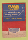 Matchbook Cover - GMC Trucks Baltimore MD 40 Strike
