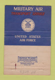 Matchbook Cover - Military Air Transport USAF Navy 40 Strike