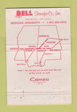 Matchbook Cover - Bell Transfer Trucking Meridian MS 40 Strike