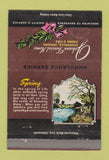 Matchbook Cover - Johann Funeral Home Evansville IN 40 Strike