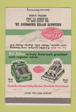 Matchbook Cover - RC Allen Cash Registers Columbus OH 40 Strike