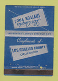 Matchbook Cover - Los Angeles CA Tourism WEAR 40 Strike