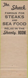 Matchbook Cover - Shanty Room Spokane WA