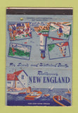 Matchbook Cover - New Englad Tourism WEAR 40 Strike