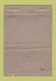 Matchbook Cover - New Englad Tourism WEAR 40 Strike