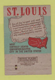 Matchbook Cover - St Louis MO Tourism Municipal Opera 40 Strike