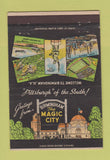 Matchbook Cover - Birmingham AL Tourism Arrow Drug Stores 40 Strike