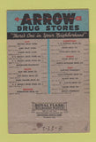 Matchbook Cover - Birmingham AL Tourism Arrow Drug Stores 40 Strike