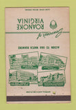 Matchbook Cover - Roanoke VA Tourism Lotz Funeral Home 40 Strike
