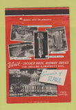 Matchbook Cover - St Paul MN Tourism Snyder Bros Drugs 40 Strike