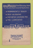 Matchbook Cover - Seal Master Ball Bearing Units Cleveland OH WEAR 40 Strike
