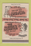 Matchbook Cover - Farmer's Daughter Cattleman's Steak Fort Worth TX 40 Strike