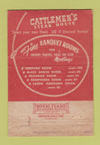 Matchbook Cover - Farmer's Daughter Cattleman's Steak Fort Worth TX 40 Strike