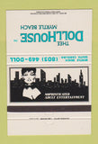 Matchbook Cover - Dollhouse Strip Club Myrtle Beach SC girlie 40 Strike