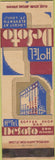 Matchbook Cover - Hotel DeSoto St Louis MO