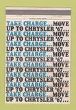 Matchbook Cover - 1967 Chrysler  Deacon's Plymouth  40 Strike
