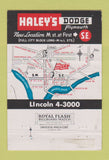 Matchbook Cover - Haley's Dodge Washington DC 40 Strike