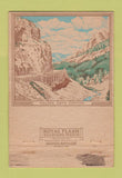 Matchbook Cover - Yellowstone NATional Park Morning Glory Pool 40 Strike
