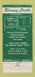 Matchbook Cover - Blarney Castle Los Angeles CA Irish WEAR 30 Stick