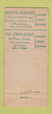 Matchbook Cover - Patricia Murphy's Candlelight New York City Brooklyn 30 Stick