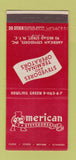 Matchbook Cover - American Stevedores New York City Cargo Ships 30 Stick
