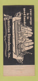 Matchbook Cover - American Stevedores New York City Cargo Ships 30 Stick