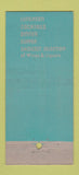 Matchbook Cover - Dunhall's Restaurant New York City 30 Stick