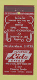 Matchbook Cover - Lido Cleaners Dyers New York City 30 Stick