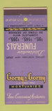 Matchbook Cover - Gorny Mortuary Elizabeth Bloomfield East Orange NJ 30 Stick