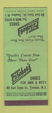 Matchbook Cover - Fischer's Shoes Men's Trenton NJ 30 Stick