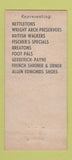 Matchbook Cover - Fischer's Shoes Men's Trenton NJ 30 Stick