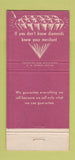 Matchbook Cover - Irving Schiffman Jewelry Pittsburgh PA 30 Stick