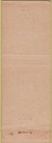 Matchbook Cover - The Mark Hopkins Hotel Nob Hill San Francisco CA
