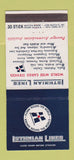 Matchbook Cover - Isthmian Lines Cargo Shipping 30 Stick