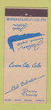 Matchbook Cover - Club Belvedere Canon City Colorado 30 Stick