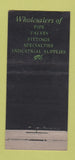 Matchbook Cover - Holyoke Valve Hydrant Company Holyoke MA 30 Stick