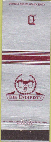 Matchbook Cover - The Doherty Clare MI