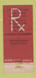 Matchbook Cover - Kimball Stone Drug Store Bakersfield CA 30 Stick